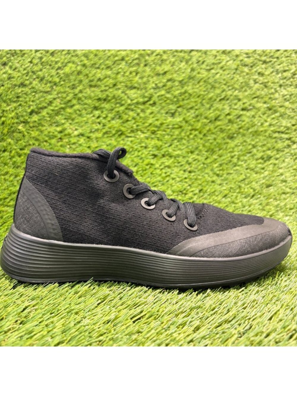 Allbirds Wool Runner-Up Protect Womens Size 7.5 Black Athletic Shoes Sneakers